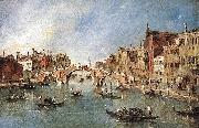 Francesco Guardi Arched Bridge at Cannaregio oil painting artist